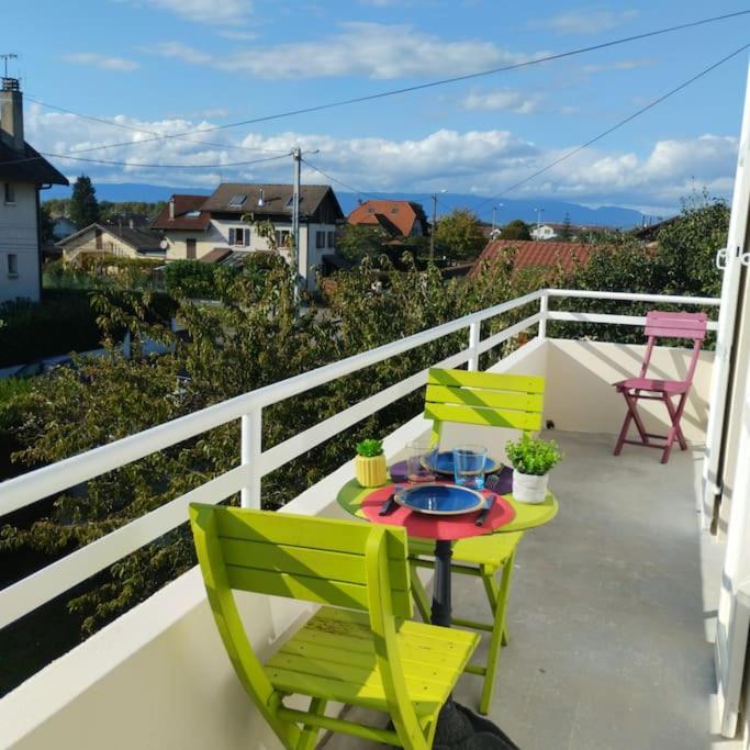 Appartement Verdoyant Au Bord Du Lac Leman Entre Evian Et Thonon Dans Une Villa Publier Exteriér fotografie